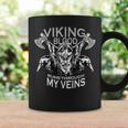 Viking Blood Run Through My Veins Dad Coffee Mug Gifts ideas
