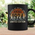 Vintage 1924 100 Bday Decorations 100Th Birthday Coffee Mug Gifts ideas