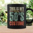 Vintage 50S Costume 50S Outfit 1950S Fashion 50 Theme Party Coffee Mug Gifts ideas
