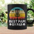 Vintage Best Papi By Par Disc Golf Golfer Fathers Day Coffee Mug Gifts ideas
