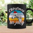 Vintage Christmas In July With A Santa Hat Controller Gaming Coffee Mug Gifts ideas