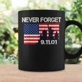 Vintage Design American Flag Never Forget Patriotic 911 Coffee Mug Gifts ideas