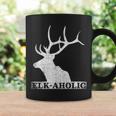 Vintage Elkaholic Funny Elk Hunter Elk-Aholic Distressed Coffee Mug Gifts ideas