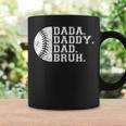 Vintage Fathers Day Dada Daddy Dad Bruh Baseball Coffee Mug Gifts ideas