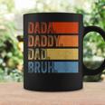 Vintage Fathers Day Dada Daddy Dad Bruh Tie Dye Coffee Mug Gifts ideas