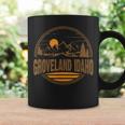 Vintage Groveland Idaho Mountain Hiking Souvenir Print Coffee Mug Gifts ideas
