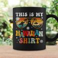 Vintage Hawaiian Beach Vacation Funny This Is My Hawaiian Coffee Mug Gifts ideas