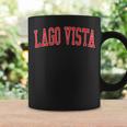 Vintage Lago Vista Tx Distressed Red Varsity Style Coffee Mug Gifts ideas
