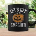 Vintage Let's Get Smashed Halloween Pumpkin Costume Coffee Mug Gifts ideas