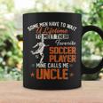 Vintage My Favorite Soccer Player Calls Me Uncle Football Coffee Mug Gifts ideas