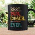 Vintage Papa Coach Ever Costume Baseball Player Coach Coffee Mug Gifts ideas