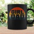 Vintage Proud Father Of Girl Dad Girl Dad For Men Coffee Mug Gifts ideas