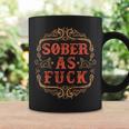 Vintage Sober As Fuck Clean Serene Steps To Recovery Coffee Mug Gifts ideas