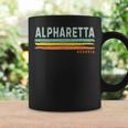 Vintage Stripes Alpharetta Ga Coffee Mug Gifts ideas