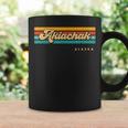 Vintage Sunset Stripes Akiachak Alaska Coffee Mug Gifts ideas