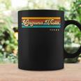 Vintage Sunset Stripes Laguna Vista Texas Coffee Mug Gifts ideas