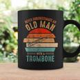 Vintage Never Underestimate An Old Man With A Trombone Coffee Mug Gifts ideas