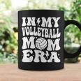In My Volleyball Mom Era Mama Groovy Coffee Mug Gifts ideas