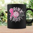 Volleyball Pink Out Pink Ribbon Breast Cancer Awareness Coffee Mug Gifts ideas