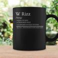 W Rizz Meaning Definition Funny Meme Quote Coffee Mug Gifts ideas