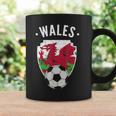 Wales Soccer Wales Flag Football Welsh Pride Roots Coffee Mug Gifts ideas