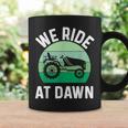 We Ride At Dawn Lawnmower Lawn Mowing Dad Yard Work Coffee Mug Gifts ideas