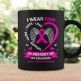 I Wear Pink In Memory Of My Grandma Breast Cancer Awareness Coffee Mug Gifts ideas