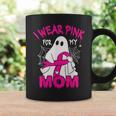 I Wear Pink For My Mom Breast Cancer Awareness Halloween Coffee Mug Gifts ideas