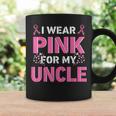I Wear Pink For My Uncle Breast Cancer Awareness Faith Love Coffee Mug Gifts ideas