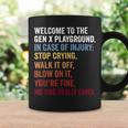 Welcome To The Gen X Playground Generation X 1980 Millennial Coffee Mug Gifts ideas