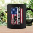 Welder Dad American Flag Welding Daddy Fathers Day Coffee Mug Gifts ideas