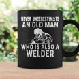 Welding Engineering Never Underestimate Old Man Welder Coffee Mug Gifts ideas