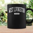 West Livingston Texas Tx Vintage Athletic Sports Coffee Mug Gifts ideas