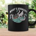 Whats Kraken Funny Cephalod Meme Crackin Pun Gift Coffee Mug Gifts ideas