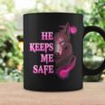 Wolf He Keeps Me Safe - She Keeps Me Wild Gifts For Wolf Lovers Funny Gifts Coffee Mug Gifts ideas
