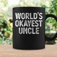 Worlds Okayest Uncle Funny Uncle Coffee Mug Gifts ideas