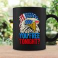 You Free Tonight Bald Eagle Mullet 4Th Of July Us Flag Retro Coffee Mug Gifts ideas