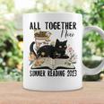 All Together Now Summer Reading 2023 Flower Cat Book Lover Reading Funny Designs Funny Gifts Coffee Mug Gifts ideas