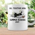 All Together Now Summer Reading 2023 Groovy Cat Book Lover Reading Funny Designs Funny Gifts Coffee Mug Gifts ideas
