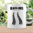 Black Lines Matter Car Burnout Skid Coffee Mug Gifts ideas