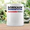 Bordeaux France Flag Tricolor French Distressed Cool Coffee Mug Gifts ideas