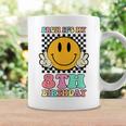 Bruh It's My 8Th Birthday Hippie Smile Face 8 Years Old Coffee Mug Gifts ideas
