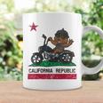 California Republic Flag Bear Biker Motorcycle Coffee Mug Gifts ideas