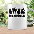 Ciao Bella A Group Of Cats With Slogan Italian Graphic Coffee Mug Gifts ideas