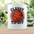 Classy Until Tip Off Funny Basketball Mom Leopard Women Kids Gifts For Mom Funny Gifts Coffee Mug Gifts ideas