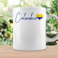 Colombia Heart Pride Colombian Flag Coffee Mug Gifts ideas