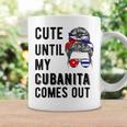 Cubanita Flag Cubana Cuba Mom Women Girl Cuban Funny Saying Coffee Mug Gifts ideas
