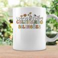 Cultivando Bilingues Wildflowers Teacher Dual Language Crew Coffee Mug Gifts ideas