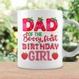 Dad Of The Berry First Birthday Strawberry Girl Matching Coffee Mug Gifts ideas