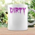 Dirty Words Horror Movie Themed Purple Distressed Dirty Coffee Mug Gifts ideas